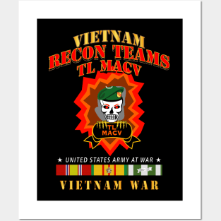 Recon Teams - TL MACV  - Vietnam War w VN SVC Posters and Art